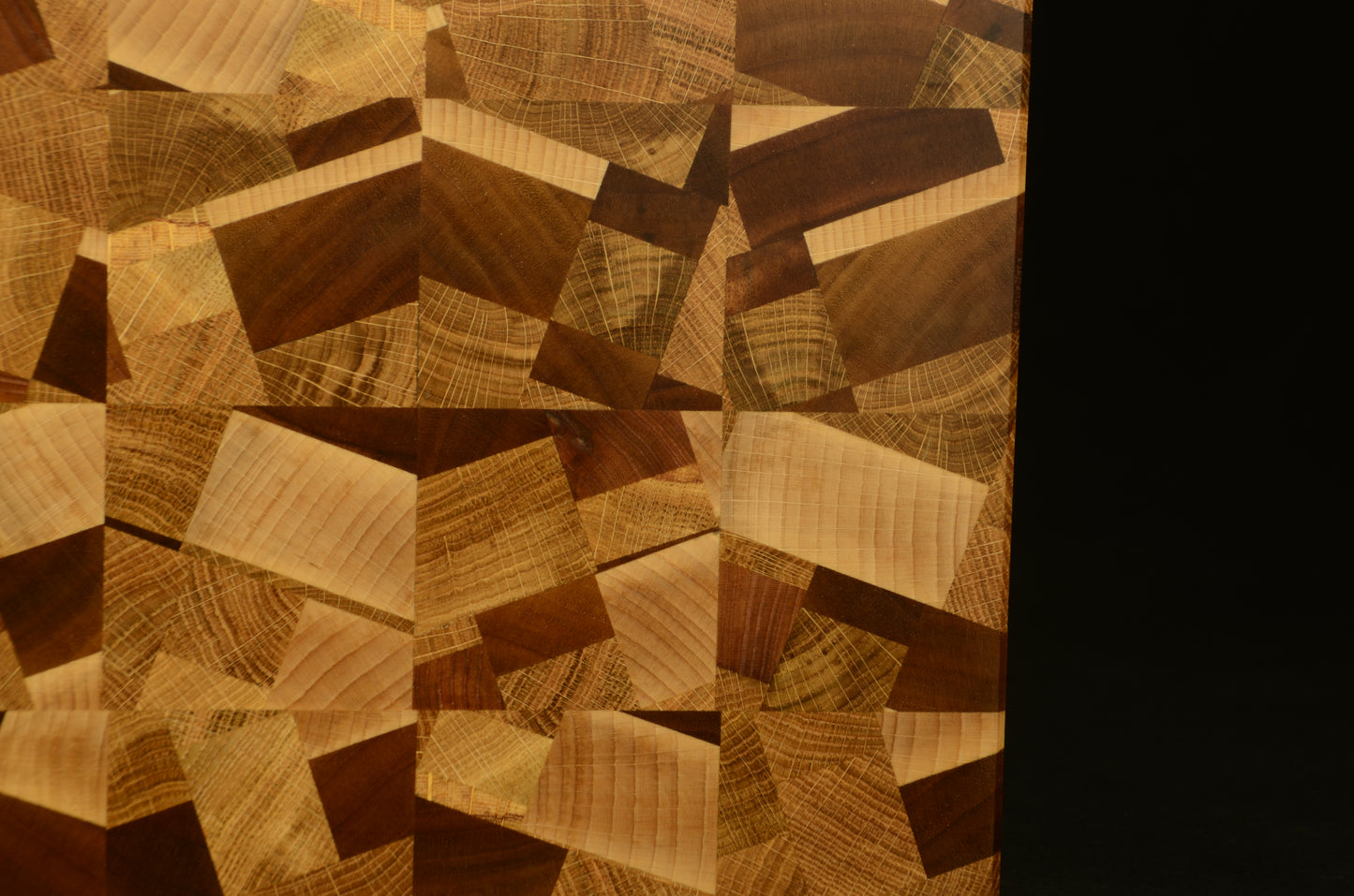 La Fractale - Billot en bois de bout – Planche à découper artisanale en bois massif