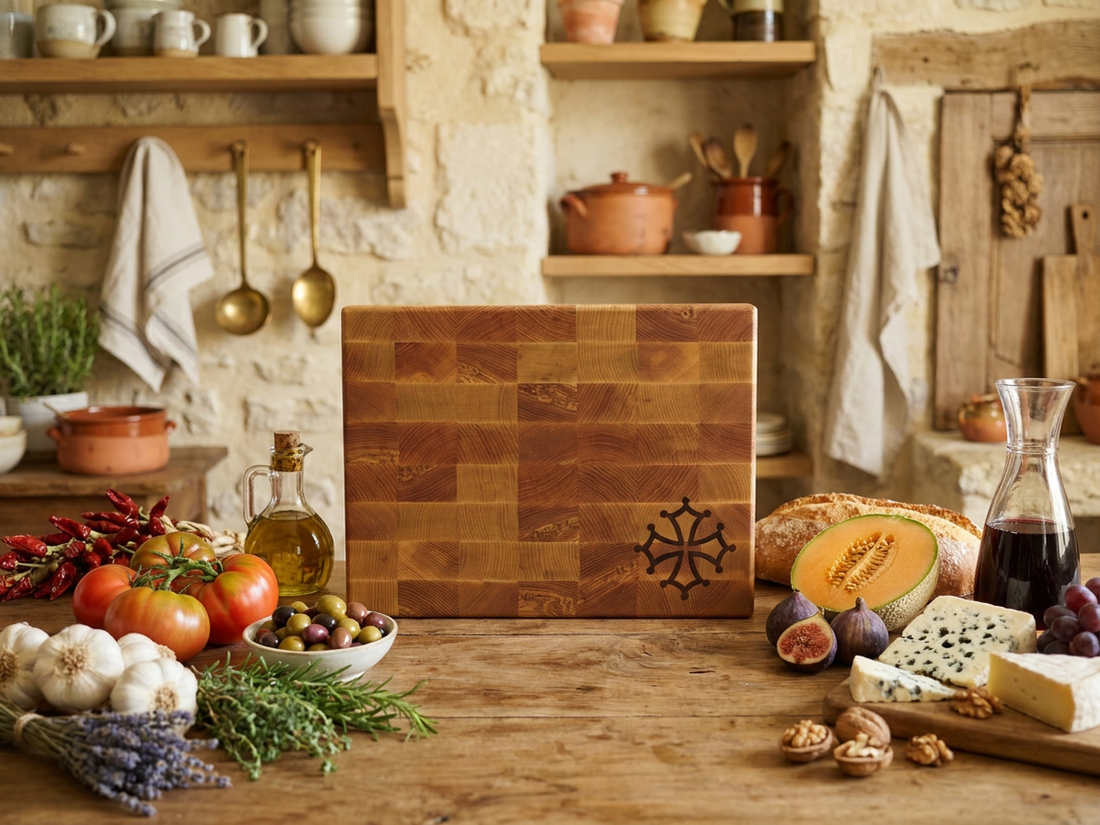 🪵 Planche à découper Occitane en Frêne : l'artisanat français à l'honneur