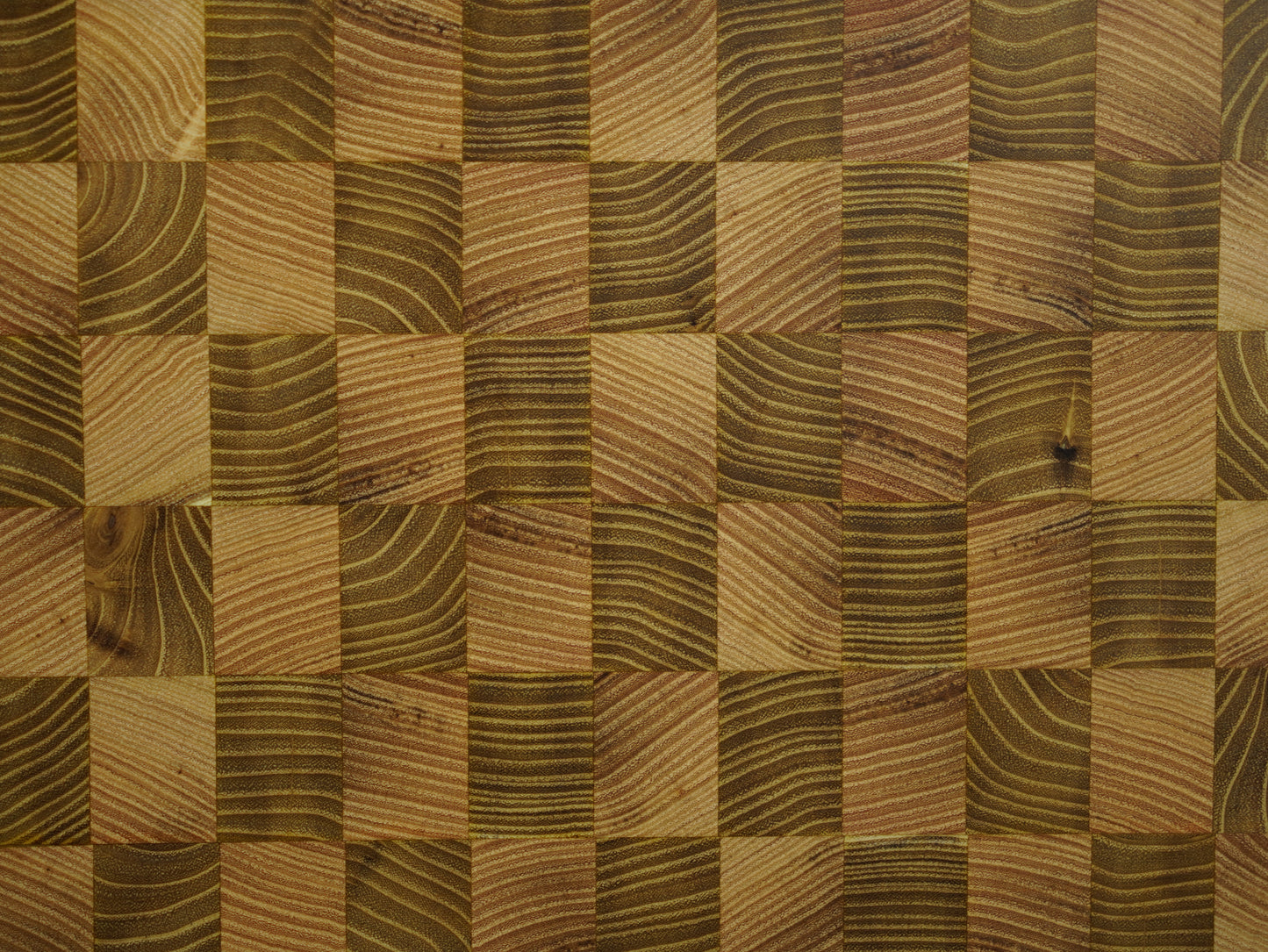 🏁 Le Damier d’Acacia – Billot de Cuisine Pro en Bois de Bout