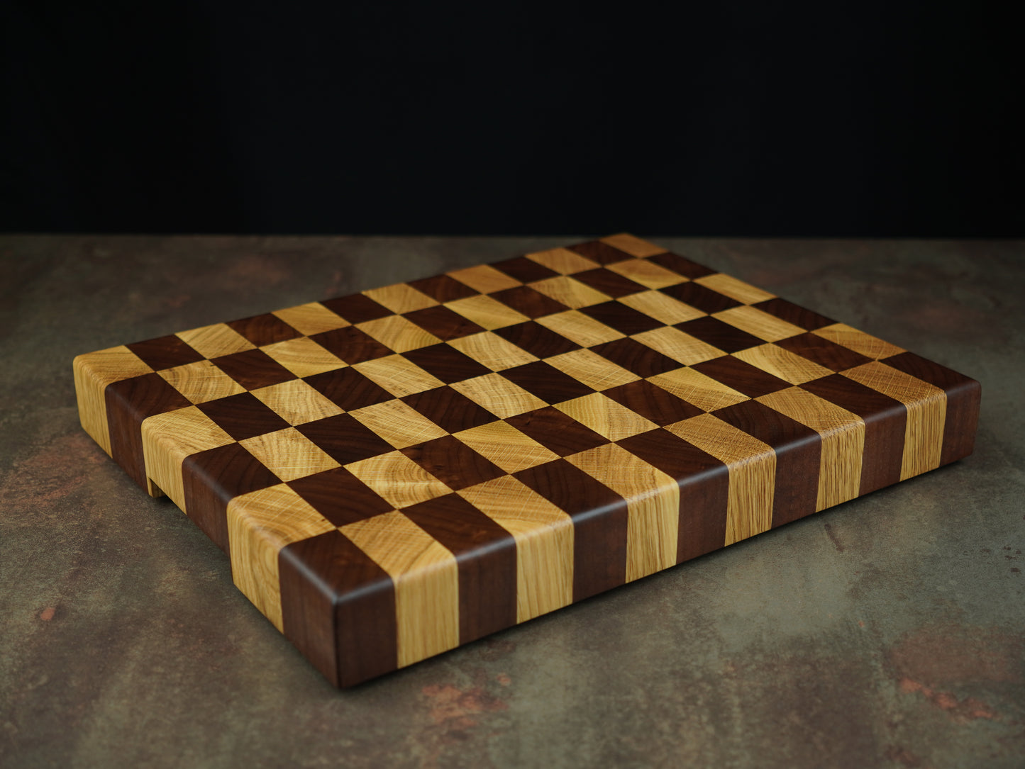 Le Billot Damier d'Exception 🏁 Chêne & Noyer Massif