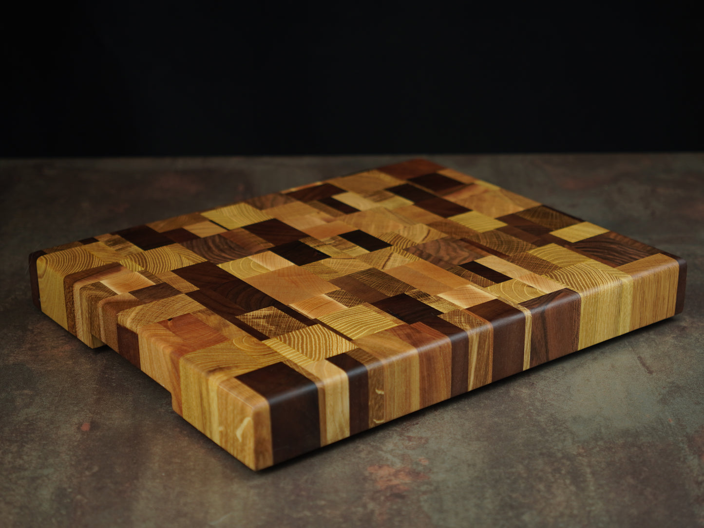 🪵 La Mosaïque - Planche à découper en bois de bout 🧩 — Édition Limitée