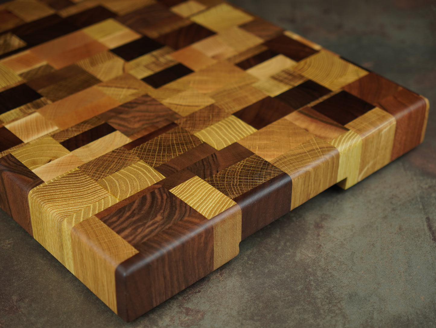 🪵 La Mosaïque - Planche à découper en bois de bout 🧩 — Édition Limitée
