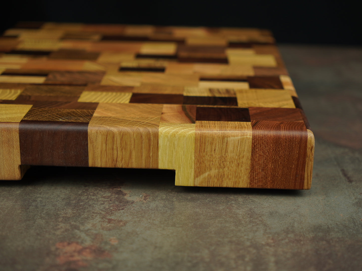 🪵 La Mosaïque - Planche à découper en bois de bout 🧩 — Édition Limitée