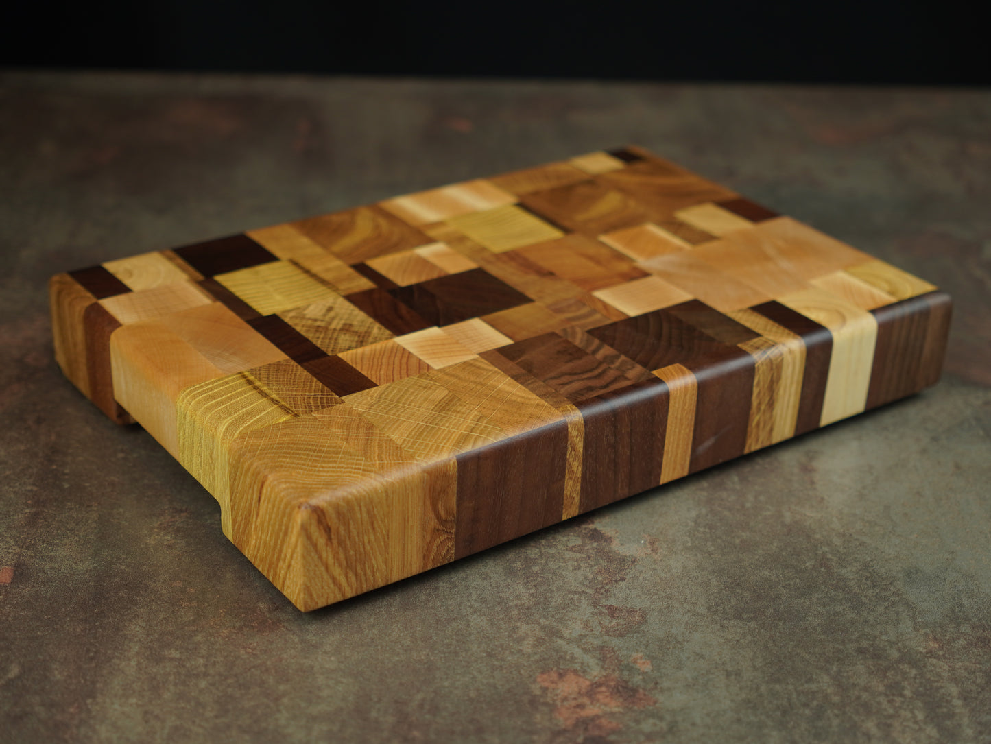 🪵 La Mosaïque - Planche à découper en bois de bout 🧩 — Édition Limitée