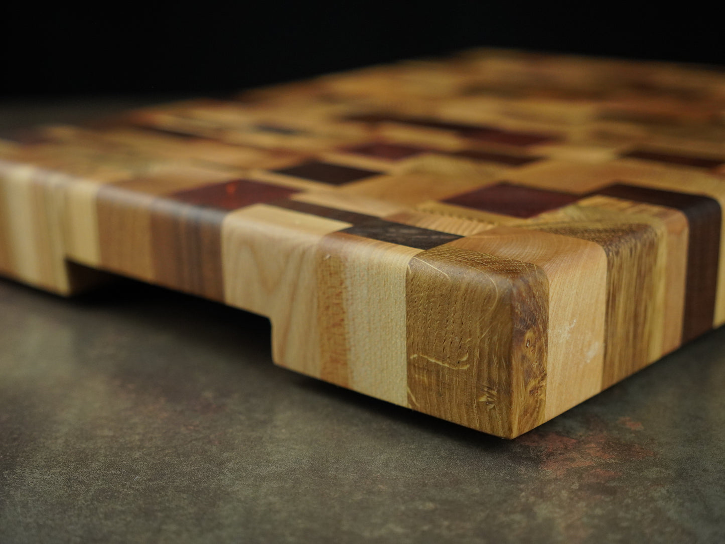 🪵 La Mosaïque - Planche à découper en bois de bout 🧩 — Édition Limitée