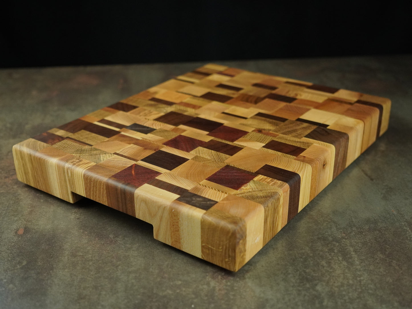🪵 La Mosaïque - Planche à découper en bois de bout 🧩 — Édition Limitée