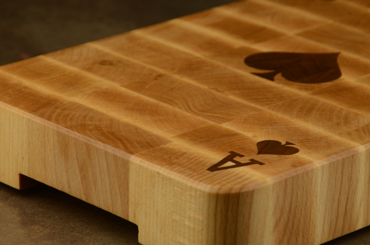 The Ace of Spade - Small Beech Chopping Block - 30x20cm