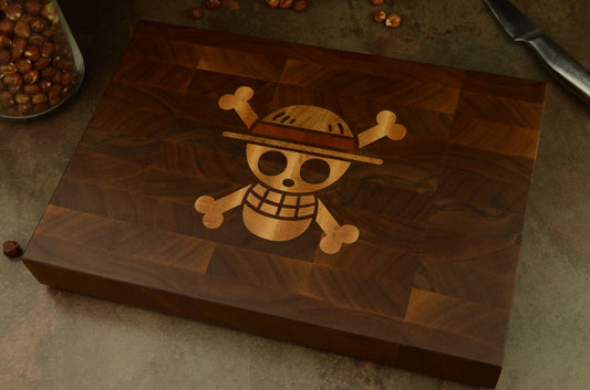 One Piece - High-end Walnut Chopping Block - 34x24x4cm