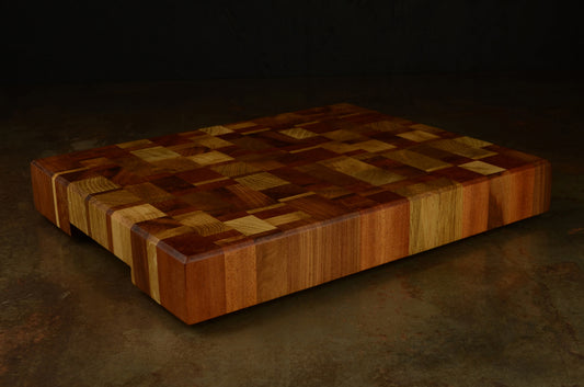 Logs Multiple wood species - 31x25x4cm - Oak, Walnut, Sipo, Beech, Ash, Elm...
